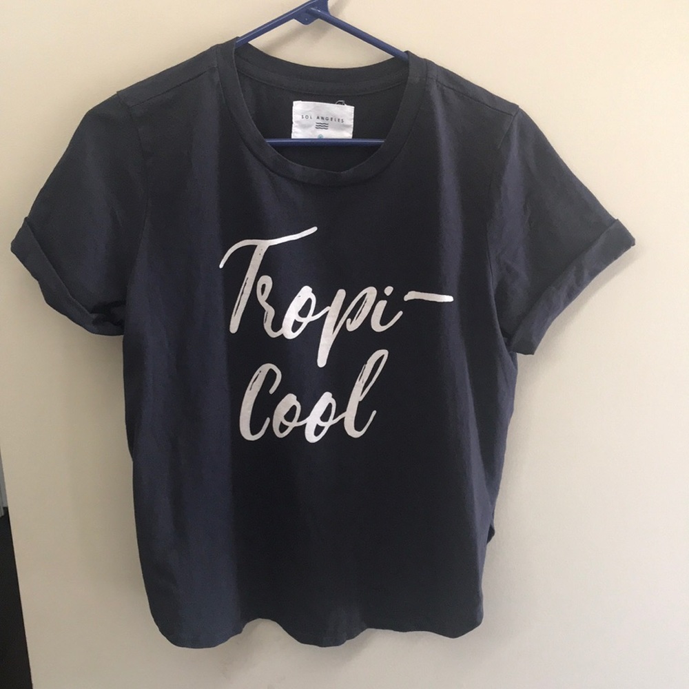 Anthropologie Tropicool Tee by Sol Angeles.
